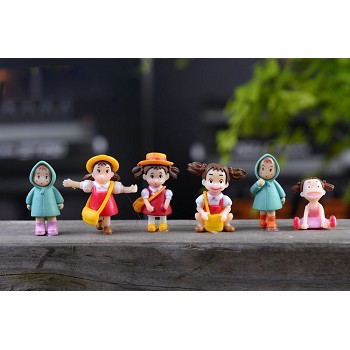 TOTORO Mei figures set(6pcs a set)