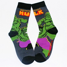 Hulk cotton socks a pair