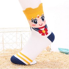 Sailor Moon cotton socks a pair