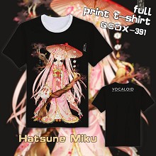 Hatsune Miku VOCALOID full print t-shirt
