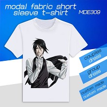 Kuroshitsuji anime modal fabric short sleeve t-shi...