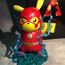 Pokemon pikachu cos the Flash figure
