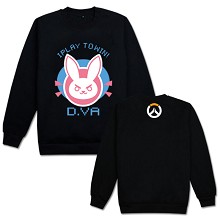 Overwatch D.VA long sleeve thick hoodie