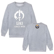 verwatch Genji long sleeve thick hoodie