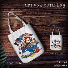 Paul Frank canvas tote bag shopping bag