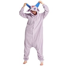 Pokemon Espeon polar fleece pyjama dress hoodie
