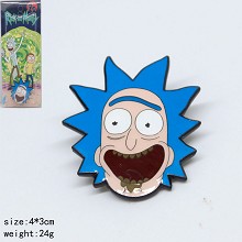 Rick and Morty brooch pin