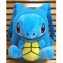 Pokemon Squirtle children plush backpack school ba...