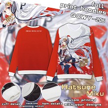 Hatsune Miku full print hoodies