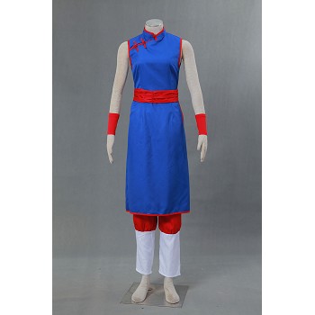 Dragon Ball Chichi cosplay dress cloth set(4pcs a set)
