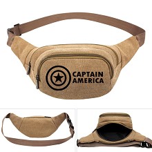 Captain America canvas pocket waist pack bag