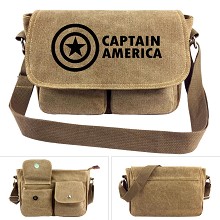 Captain America canvas satchel shoulder bag