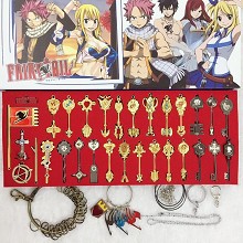 Fairy Tail key chains a set