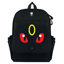 Pokemon Umbreon canvas backpack bag