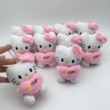 4inches Hello Kitty plush dolls set(10pcs a set)