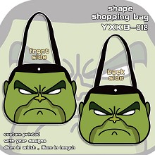 Hulk shape shopping bag shoulder bag