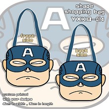 Captain America shape shopping bag shoulder bag
