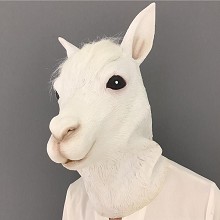 Alpaca cosplay mask