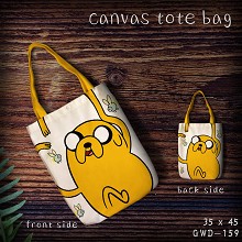 Adventure Time canvas tote bag shopping bag