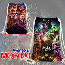 The Avengers Thanos drawstring backpack bag