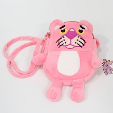 Pink Panther plush satchel shoulder bag