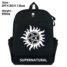 Supernatural canvas backpack bag