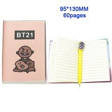 Star BTS notebook(60pages)