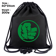 Hulk drawstring backpack bag