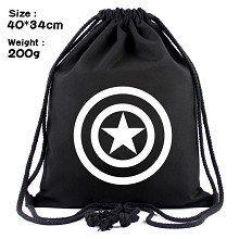 Captain America drawstring backpack bag