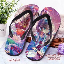 Luo Tianyi flip-flops shoes slippers a pair