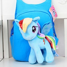My Little Pony children plush backpack school bag