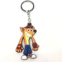 Crash Bandicoot key chain