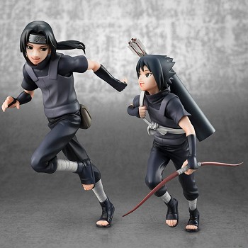 Naruto child Uchiha Itachi and Sasuke figures set(2pcs a set)