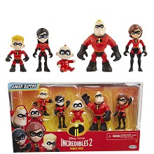 The Incredibles figures set(5pcs a set)