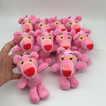 5inches Pink Panther plush dolls set(10pcs a set)