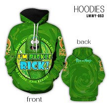 Rick and Morty anime hoodie cloth