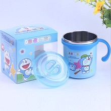 Doraemon cartoon 304 stainless steel cup mug