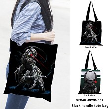 Predator black handle tote bag shipping bag