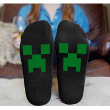 Minecraft cotton socks a pair