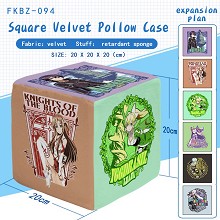 Sword Art Online anime squar velvet pollow case pillow