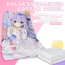 Azur Lane polyester-mixed cotton towel