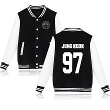 BTS JUNG KOOK 97 cotton thick hoodie coat jacket c...