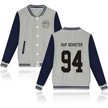 BTS RAP MONSTER 94 cotton thick hoodie coat jacket cloth