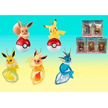 Pokemon pikachu anime figures set(5pcs a set)no bo...