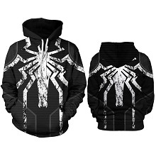 Venom Spider man anime 3D printing hoodie sweater cloth