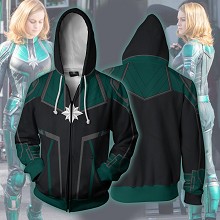 Captain Marvel Carol Danvers 3D printing hoodie sweater cloth