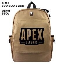 Apex Legends game canvas backpack bag