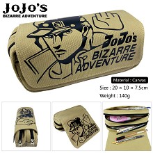 JoJo's Bizarre Adventure anime canvas pen bag penc...