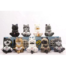 The cat figures set(9pcs a set)