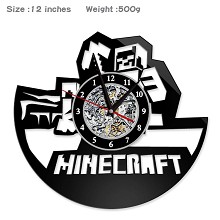 Minecraft game wall clock